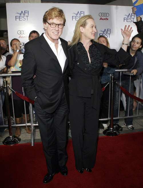 Robert Redford, Meryl Streep At Arrivals For Lions For Lambs Premiere At Opening Night Of Afi Fest 2007 Presented By Audi, Arclight Hollywood Cinerama Dome, Los Angeles, Ca, November 01, 2007. Photo By Adam OrchonEverett Collection - Item # VAREVC070
