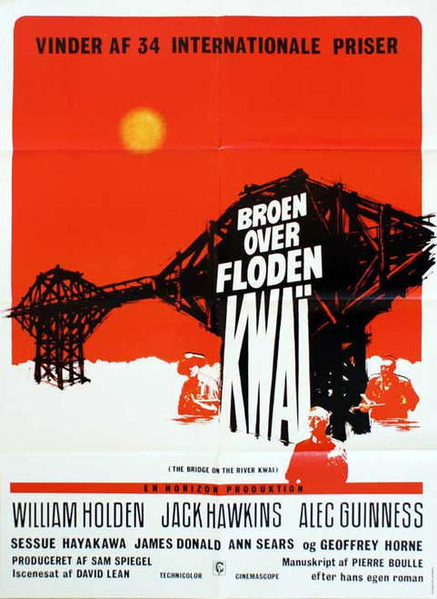 Bridge on the River Kwai Movie Poster (11 x 17) - Item # MOVEB88411