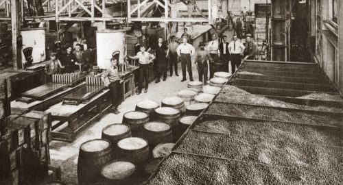 Wwi: Munitions Plant, C1917. /Nmillions Of Shrapnel Pieces Lying In Bins At The Bethlehem Steel Works In Pennsylvania, Ready To Be Loaded Into Shells For Use By The American Armies Overseas During World War I. Photograph, C1917. Poster Print by Grang