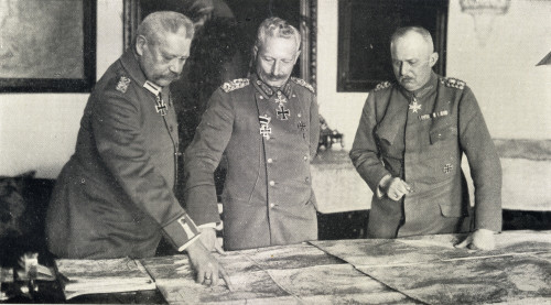 Paul Von Hindenburg, 1847-1934. General And Commander-In-Chief Of German Armies 1914.Kaiser Wilhelm Ii, 1859-1941. Emperor Of Germany, King Of Prussia, 1888-1918 And Erich Von Ludendorff, 1865-1937 Chief Of Staff To Hindenburg. PosterPrint - Item # V