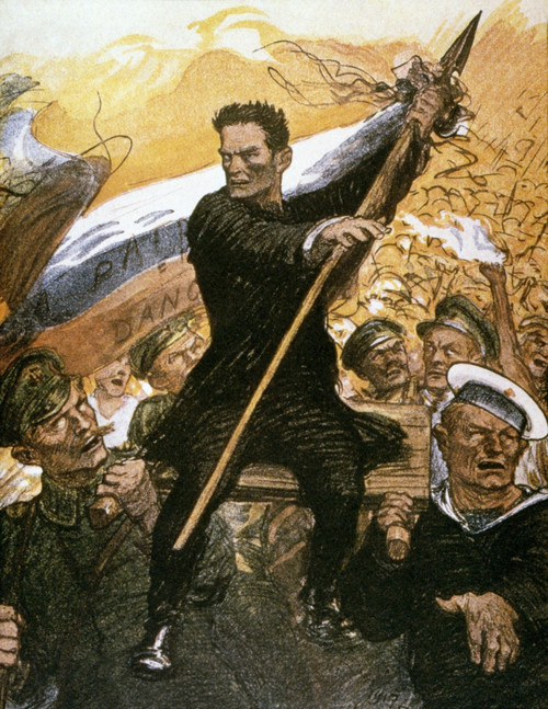 Aleksandr Kerensky /N(1881-1970). Aleksandr Fyodorovich Kerensky. Russian Revolutionary Leader. Depicted As Minister Of War And The Navy In The Provisional Government. French Illustration, June 1917. Poster Print by Granger Collection - Item # VARGRC