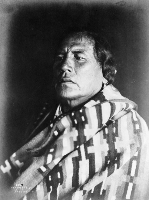 Crow Native American, C1907. /Ncurley, A Crow Scout For General George Custer And The Sole Survivor Of Custer'S Command After The Battle Of Little Bighorn. Photograph By Richard Throssel, C1907. Poster Print by Granger Collection - Item # VARGRC01144