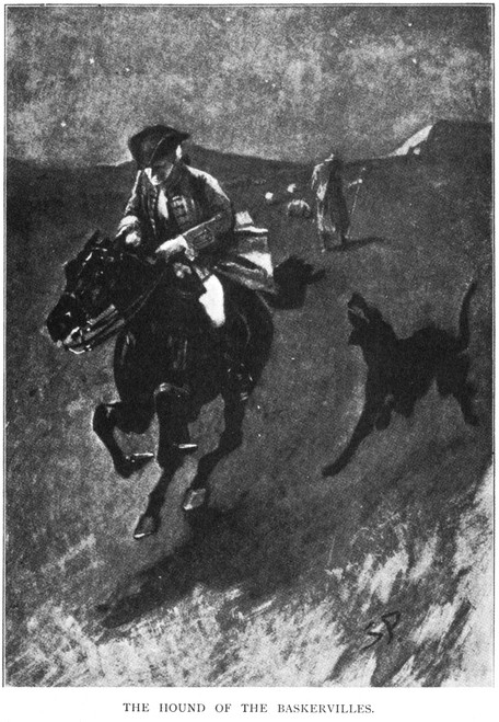 Hound Of The Baskervilles. /Nillustration By Sidney Paget From The March 1902 Issue Of The 'Strand' Magazine For The Serial Publication Of Sir Arthur Conan Doyle'S 'The Hound Of The Baskervilles.' Poster Print by Granger Collection - Item # VARGRC052