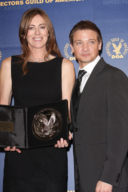 Kathryn Bigelow, Jeremy Renner In The Press Room For 62Nd Annual Directors Guild Of America Awards - Press Room, Hyatt Regency Century Plaza, Los Angeles, Ca January 30, 2010. Photo By Adam OrchonEverett Collection Celebrity - Item # VAREVC1030JANDH0