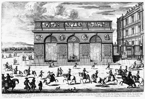 Versailles: Grotto, 1685. /Nthe Grotto Of Thetis Built By Louis Xiv, But Already Demolished In 1684, In The Gardens Of The Palace Of Versailles. Line Engraving From Perelle'S 'Views Of The Beautiful Houses Of France,' 1685. Poster Print by Granger Co
