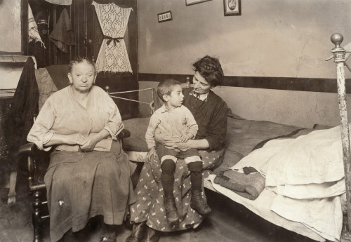 New York: Tenement, 1913. /Nhyman Bachwald, An Epileptic, With His Mentally Ill Mother And Blind Grandmother In A Two Room Tenement On 167 Allen Street, New York City. Photographed On 16 September 1913 By Lewis Hine. Poster Print by Granger Collectio New York: Tenement, 1913. /Nhyman Bachwald, An Epileptic, With His Mentally Ill Mother And Blind Grandmother In A Two Room Tenement On 167 Allen Street, New York City. Photographed On 16 September 1913 By Lewis Hine. Poster Print by Granger Collectio