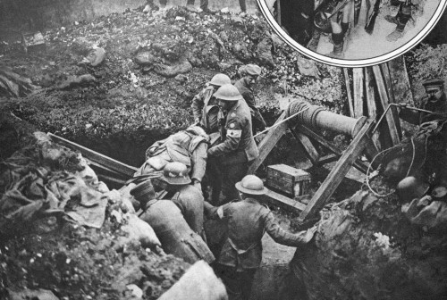 World War I: Cambrai, 1917. /Ngerman Prisoners Of War Operating A Windlass To Haul Up British Soldiers Who Were Wounded And Treated In An Underground Dressing Station During The Battle Of Cambrai, France, 1917. Poster Print by Granger Collection - It World War I: Cambrai, 1917. /Ngerman Prisoners Of War Operating A Windlass To Haul Up British Soldiers Who Were Wounded And Treated In An Underground Dressing Station During The Battle Of Cambrai, France, 1917. Poster Print by Granger Collection - It