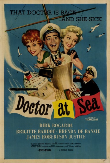 Doctor at Sea Movie Poster Print (27 x 40) - Item # MOVAF9670