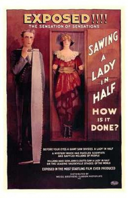 Sawing a Lady in Half Movie Poster (11 x 17) - Item # MOV142795