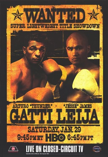 Arturo Gatti Vs James Leija Movie Poster (11 x 17) - Item # MOV277860