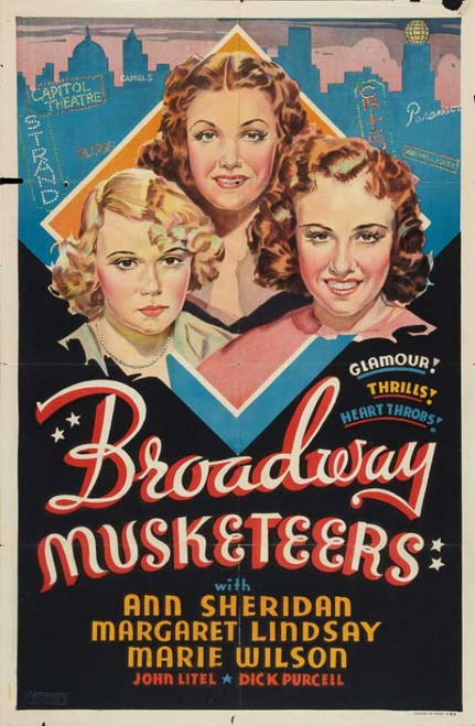 Broadway Musketeers Movie Poster Print (27 x 40) - Item # MOVIB77993