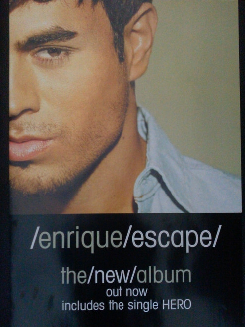 Enrique Iglesias Escape Poster - Item # RAR99914410 Enrique Iglesias Escape Poster - Item # RAR99914410
