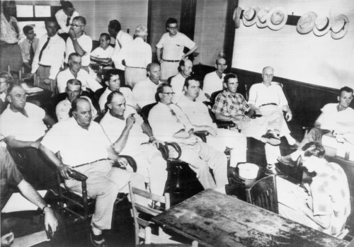 The Jury Of Emmett Till'S Accused Murders Was Composed Of Twelve White Men. After Sixty-Seven Minutes They Returned A Not-Guilty Verdict. Sept. 1955. History - Item # VAREVCHISL006EC260