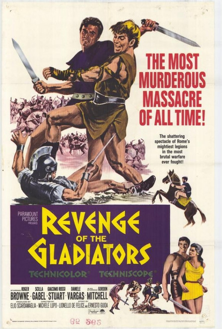 Revenge of the Gladiators Movie Poster Print (27 x 40) - Item # MOVEH6238