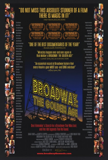 Broadway: The Golden Age Movie Poster Print (27 x 40) - Item # MOVIF5311