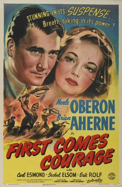 First Comes Courage Movie Poster Print (27 x 40) - Item # MOVAB44490 First Comes Courage Movie Poster Print (27 x 40) - Item # MOVAB44490