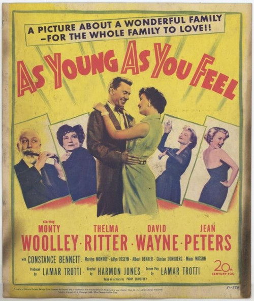 As Young as You Feel Movie Poster Print (27 x 40) - Item # MOVGH2610