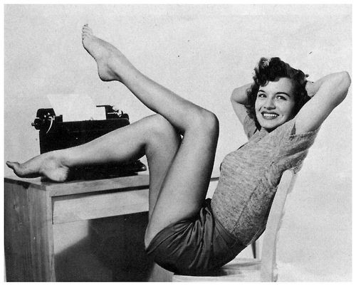 Angie Dickinson - Typewriter Photo Print (10 x 8) - Item # DAP1314