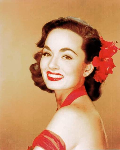 Ann Blyth - Red Flowers Photo Print (8 x 10) - Item # DAP1572 Ann Blyth - Red Flowers Photo Print (8 x 10) - Item # DAP1572
