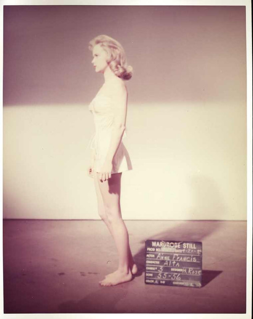 Anne Francis - Wardrobe Still Alta White Profile Photo Print (8 x 10) - Item # DAP11259