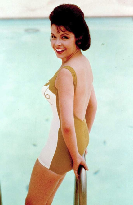 Annette Funicello - Green Swimsuit Photo Print (8 x 10) - Item # DAP11395