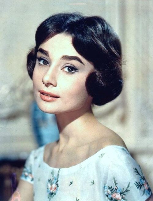 Audrey Hepburn - Floral Dress Photo Print (8 x 10) - Item # DAP11654