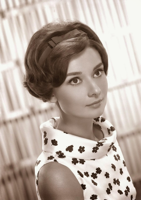 Audrey Hepburn - Floral Shirt Photo Print (8 x 10) - Item # DAP11612