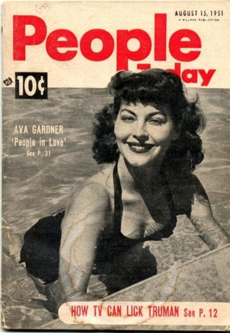 Ava Gardner - People Today Magazine Photo Print (8 x 10) - Item # DAP12029 Ava Gardner - People Today Magazine Photo Print (8 x 10) - Item # DAP12029