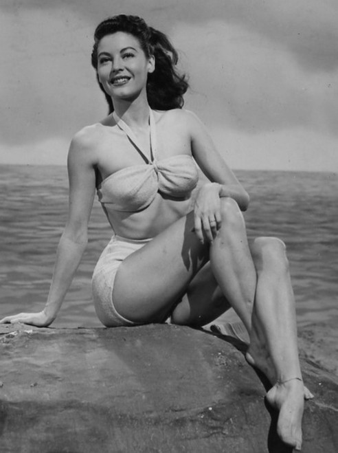 Ava Gardner - Rocks Photo Print (8 x 10) - Item # DAP12080