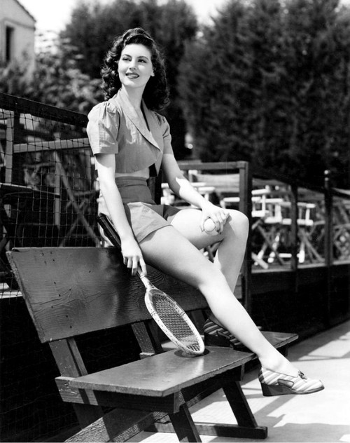 Ava Gardner - Tennis Racket Photo Print (8 x 10) - Item # DAP11996