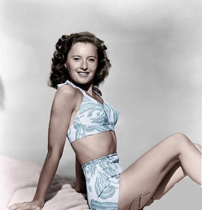 Barbara Stanwyck - Blue Bathingsuit Photo Print (8 x 10) - Item # DAP12568