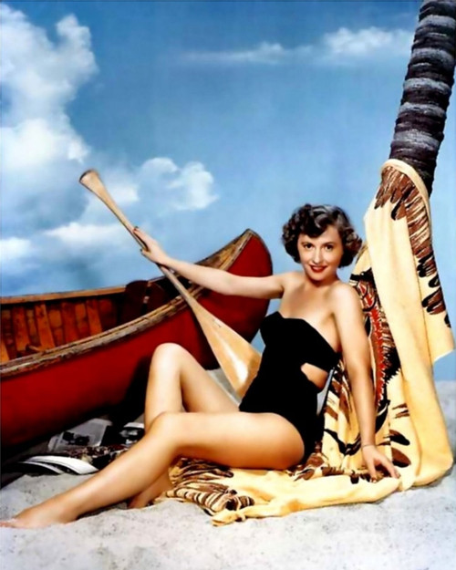Barbara Stanwyck - Canoe Photo Print (8 x 10) - Item # DAP12556