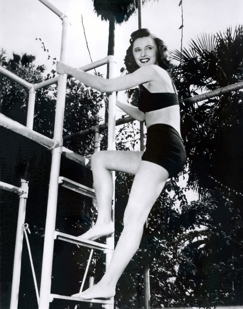 Barbara Stanwyck - Ladder Photo Print (8 x 10) - Item # DAP12614