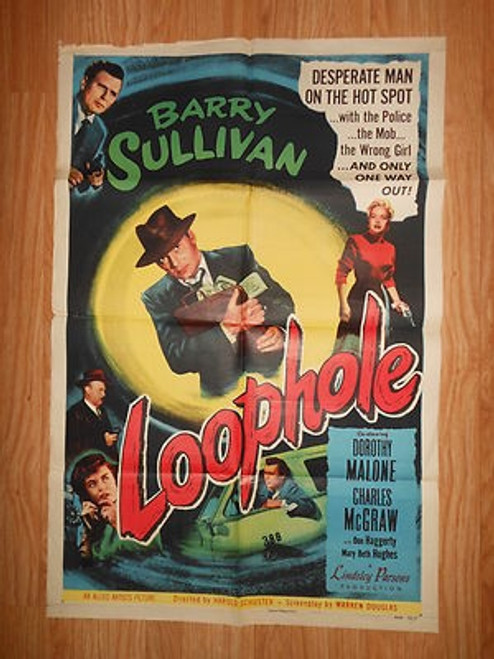 Barry Sullivan - 'Loophole' Cover Photo Print (8 x 10) - Item # DAP17320