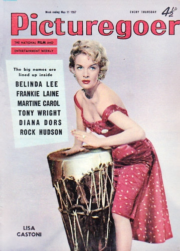 Belinda Lee - Picturegoer Magazine Red Photo Print (8 x 10) - Item # DAP12692