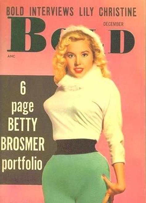 Betty Brosmer Bold Magazine White And Green Photo Print 8 X 10 Item Dap12794 Posterazzi