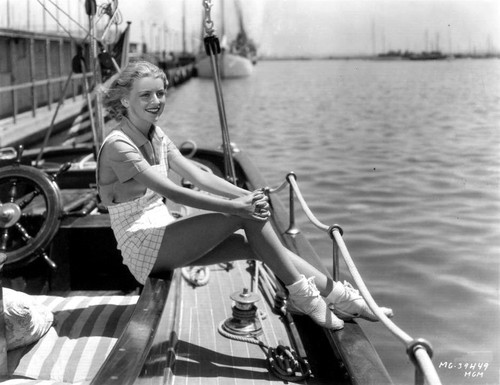 Betty Furness - Boat Photo Print (10 x 8) - Item # DAP12839