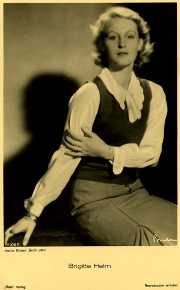 Brigitte Helm - blouse with sweater and  vest skirt Photo Print (8 x 10) - Item # DAP14105