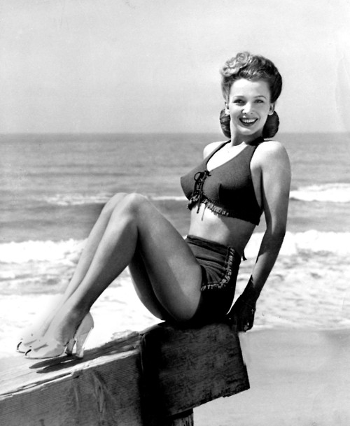 Carole Landis - bikini next to ocean Photo Print (8 x 10) - Item # DAP14537