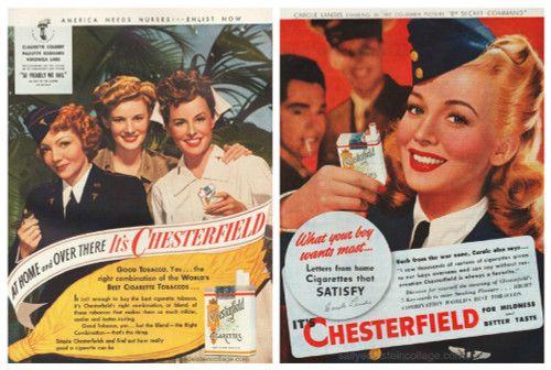 Carole Landis - chesterfield cigarette ad Photo Print (10 x 8) - Item # DAP14439