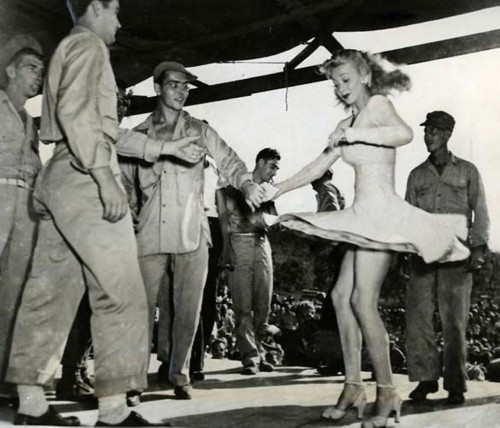 Carole Landis - dancing with troops Photo Print (10 x 8) - Item # DAP14391
