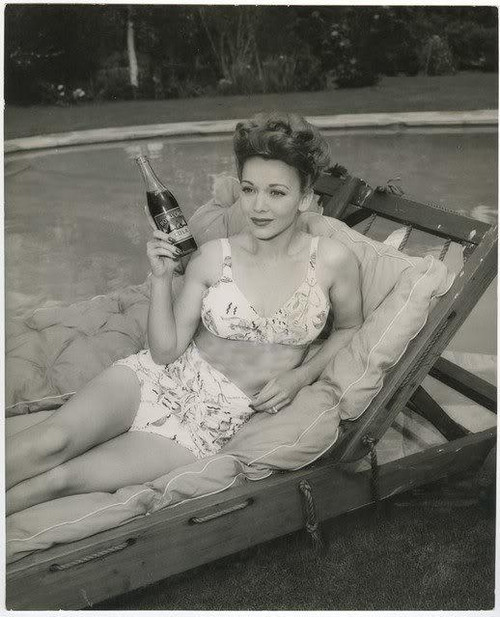 Carole Landis - poolside with a cola Photo Print (8 x 10) - Item # DAP14542