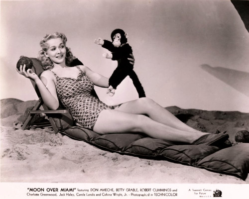 Carole Landis - with  stuffed monkey Photo Print (10 x 8) - Item # DAP14538