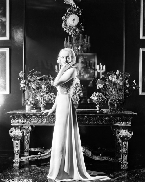 Carole Lombard - in front of mirror in gown Photo Print (8 x 10) - Item # DAP14586