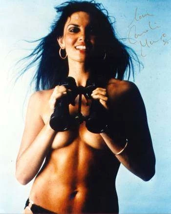 Caroline Munro - topless with binoculars  Photo Print (8 x 10) - Item # DAP14668