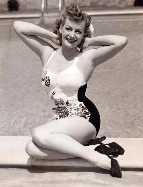 Cat Forester - Hand Behind Head Poolside Photo Print (8 x 10) - Item # DAP14898