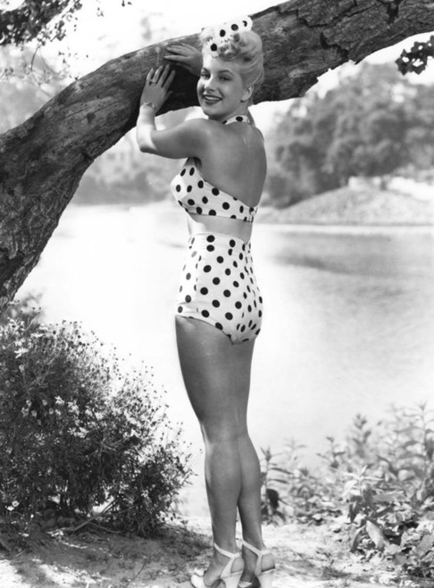 Chili Williams - Polka Dot Bikini Back Photo Print (8 x 10) - Item # DAP15087