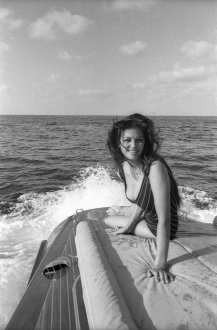 Claudia Cardinale - Back of Boat Photo Print (8 x 10) - Item # DAP15473