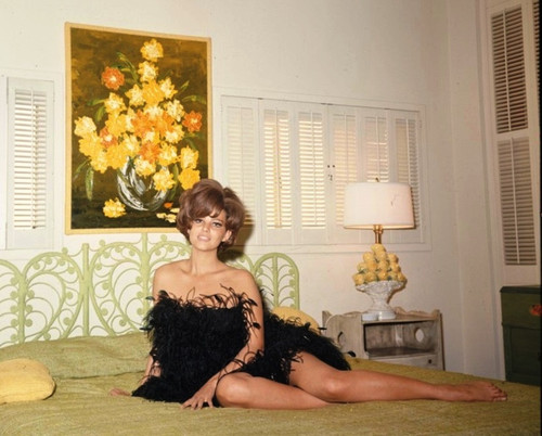 Claudia Cardinale - Flower Painting Color Photo Print (8 x 10) - Item # DAP15491