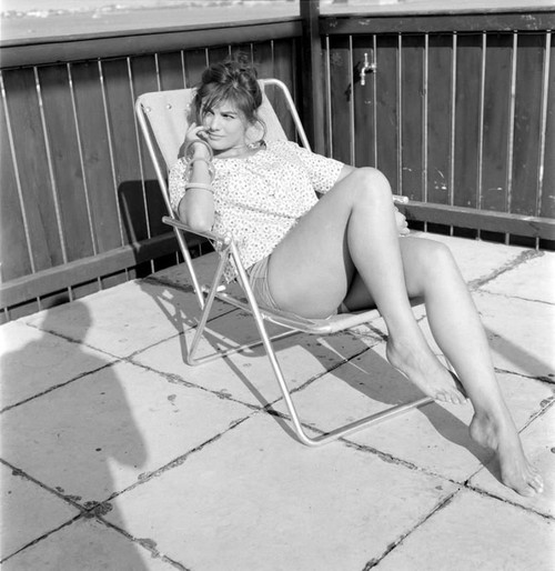 Claudia Cardinale - Outdoor Chair Photo Print (8 x 10) - Item # DAP15447